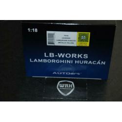 Lamborghini Huracan Liberty walk yellow Autoart WRH