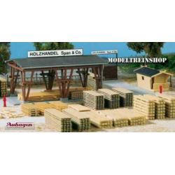 Auhagen HO 11353 - Houthandel "Span & Co"