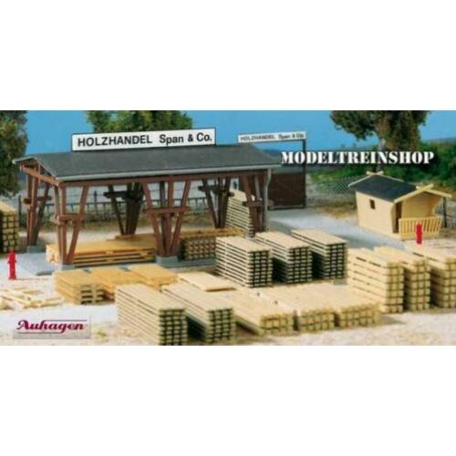 Auhagen HO 11353 - Houthandel "Span & Co"