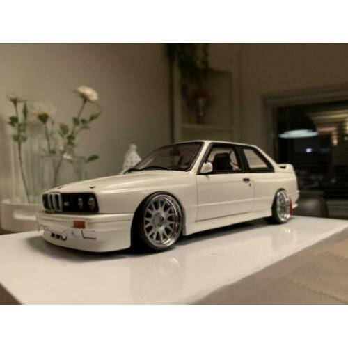 Uniek ! BMW M3 E30 Gr.A pro drive met 18 BBS velgen ! Nieuw