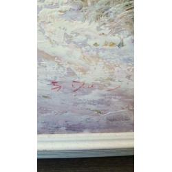 Olieverf schilderij zeegezicht zeezicht