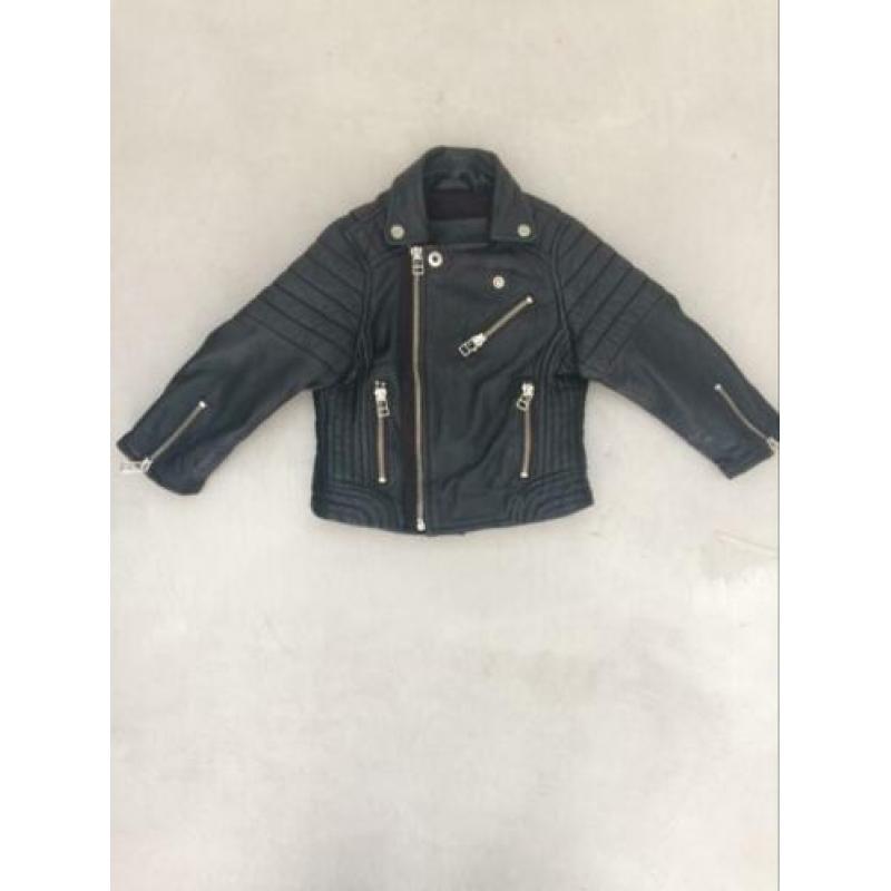 Goosecraft leren bikerjack junior