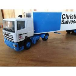 Lion Car Daf 95 Christian Salvesen Koeltrailer 1:50