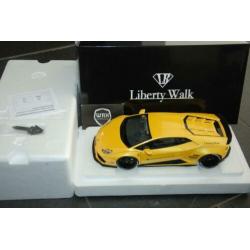 Lamborghini Huracan Liberty walk yellow Autoart WRH