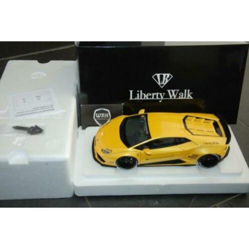 Lamborghini Huracan Liberty walk yellow Autoart WRH