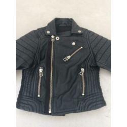Goosecraft leren bikerjack junior