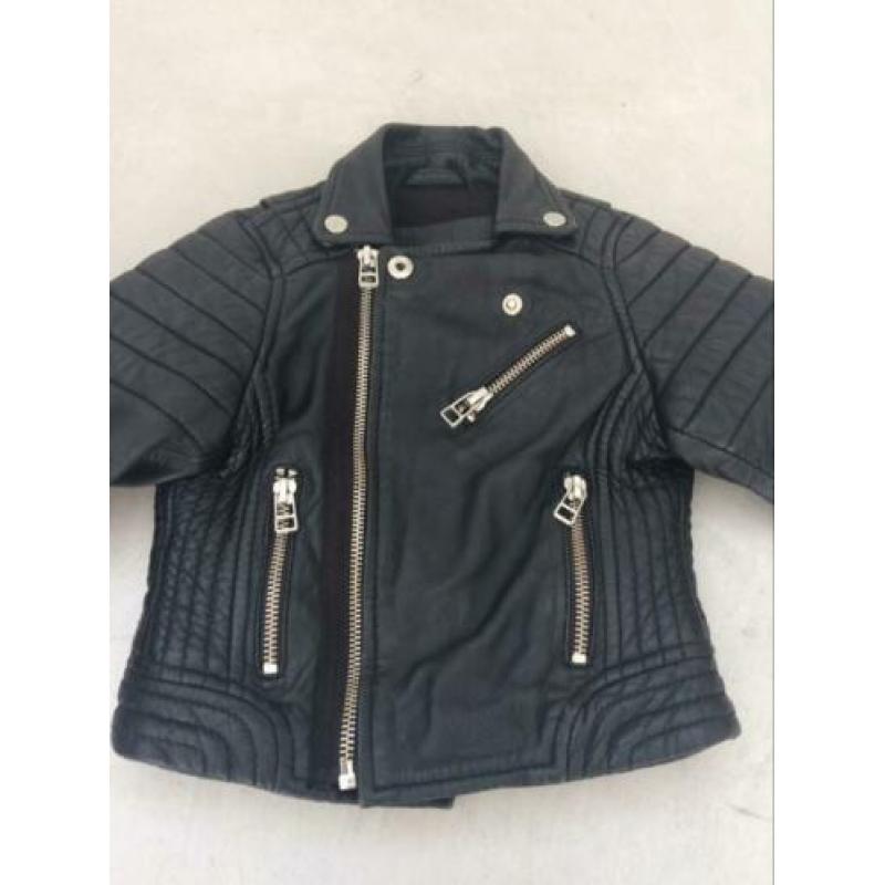 Goosecraft leren bikerjack junior