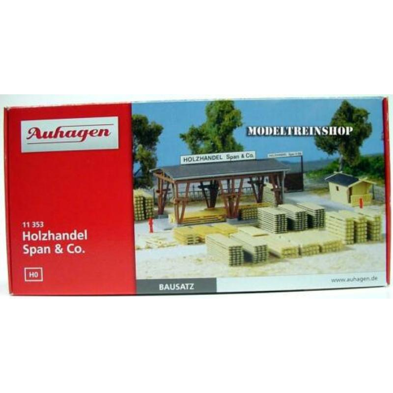 Auhagen HO 11353 - Houthandel "Span & Co"