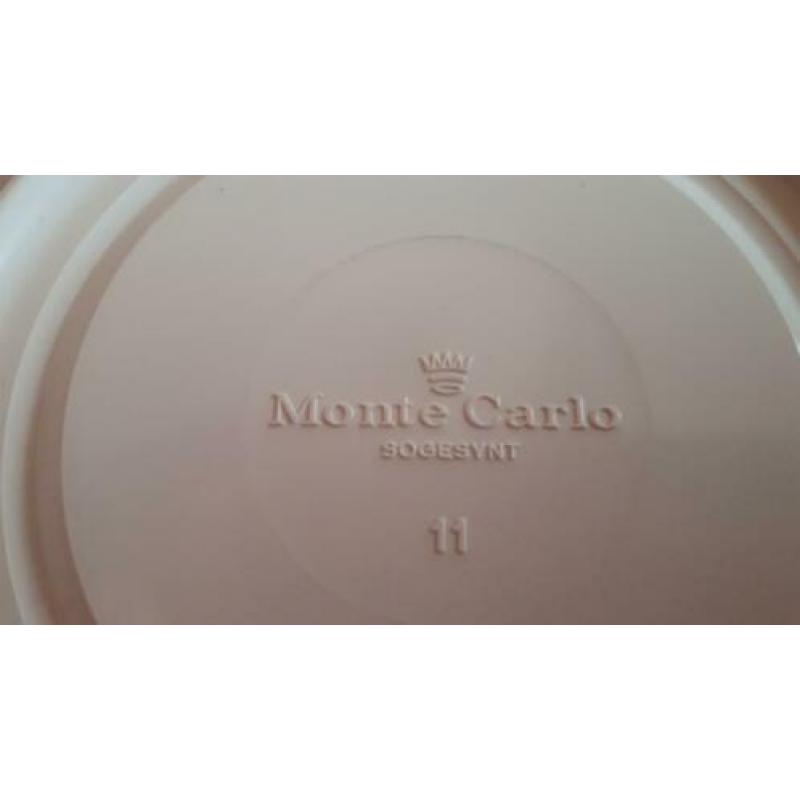 RETRO | Monte Carlo | 6 kunststof bordjes | ø 15 cm