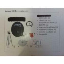 HD Schotel antenne recreatie set.