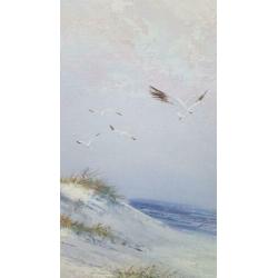 Olieverf schilderij zeegezicht zeezicht