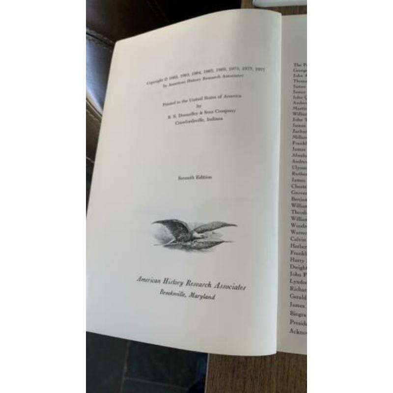 the book of the presidents/ presidentsverkiezingen VS