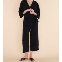 MSCH Copenhagen wrap top, zwart. Maat s/m
