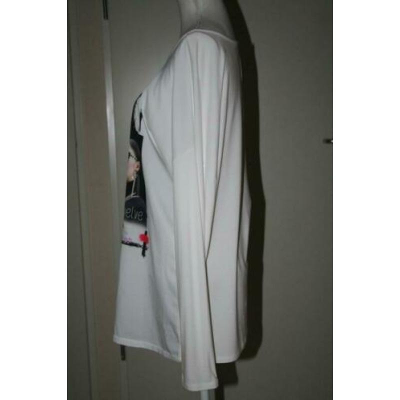 Jean Paul witte shirt blouse 40 M fijn kwalitatieve stof