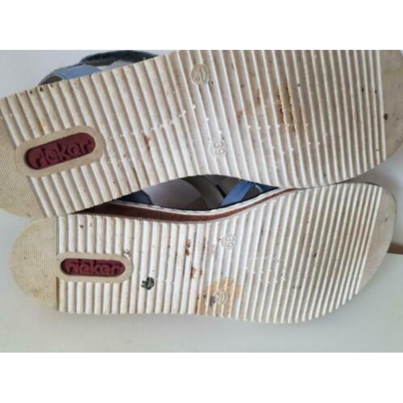 Rieker sandalen blauw lichtblauw