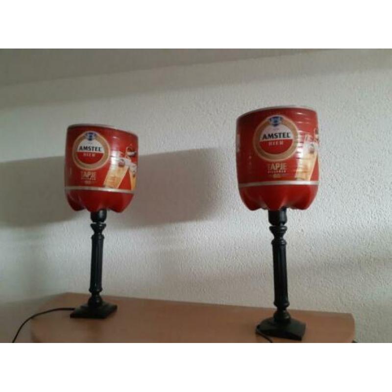 2 amstel bier lampjes