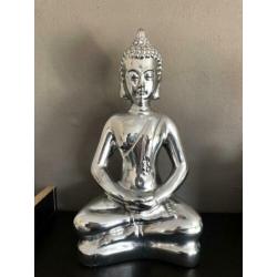 T.E.A.B. // Zilver buddha beeld