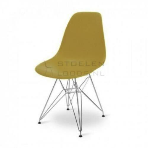 Eames stoel DSR *NIEUW* eetkamerstoel | kuipstoel *GEEL*