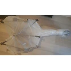 Industriële lamp met verstelbare armen. Inclusief lampen.