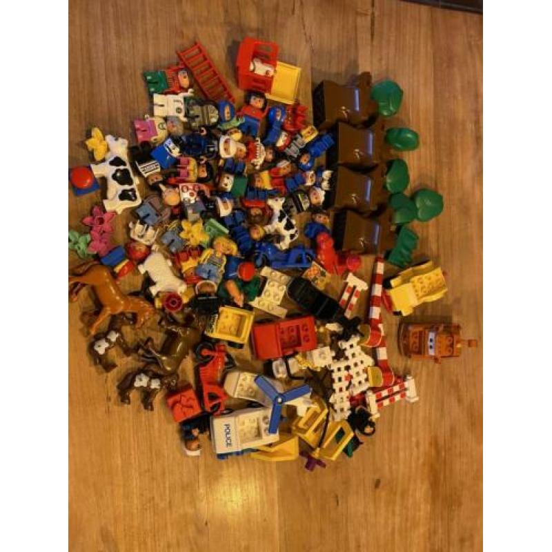 Grote sortering Duplo inclusief trein en treinrails