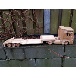Woodmodel WSI MAN met dieplader