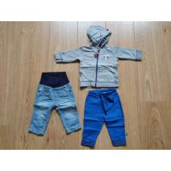 Broek 2x, vest lief, maat 62