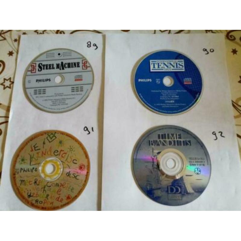 cd i steel 89 tennis 90 kinder 91 time bandits 92 beyond 93