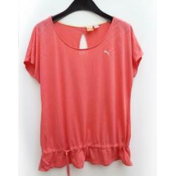 PUMA: koraal roze sport shirt (maat 40) GRATIS VERZENDING