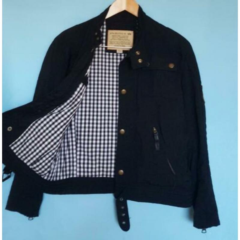 ALPHA INDUSTRIES Nieuw Zwart ZomerJack, Mt. S