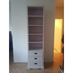 Hay wat prachtig - Massief houten kast 3 laden H220xB57xD33