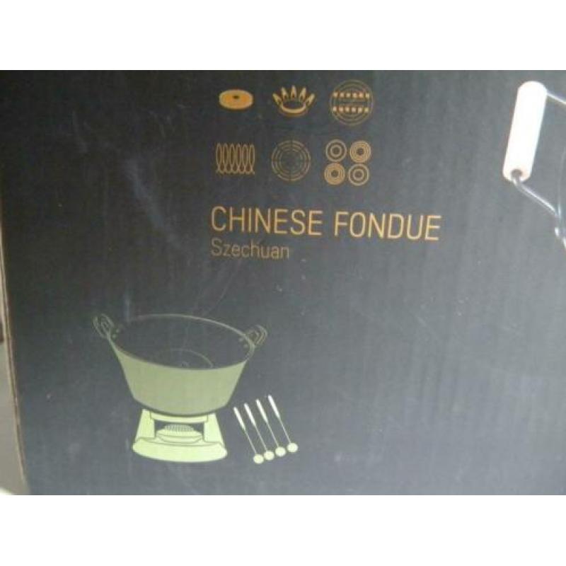 ??fonduepan chinees, nieuw in doos met handleiding