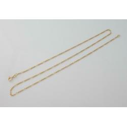 14 karaat Gouden Ketting Valkoog-Gourmetschakel 55 cm