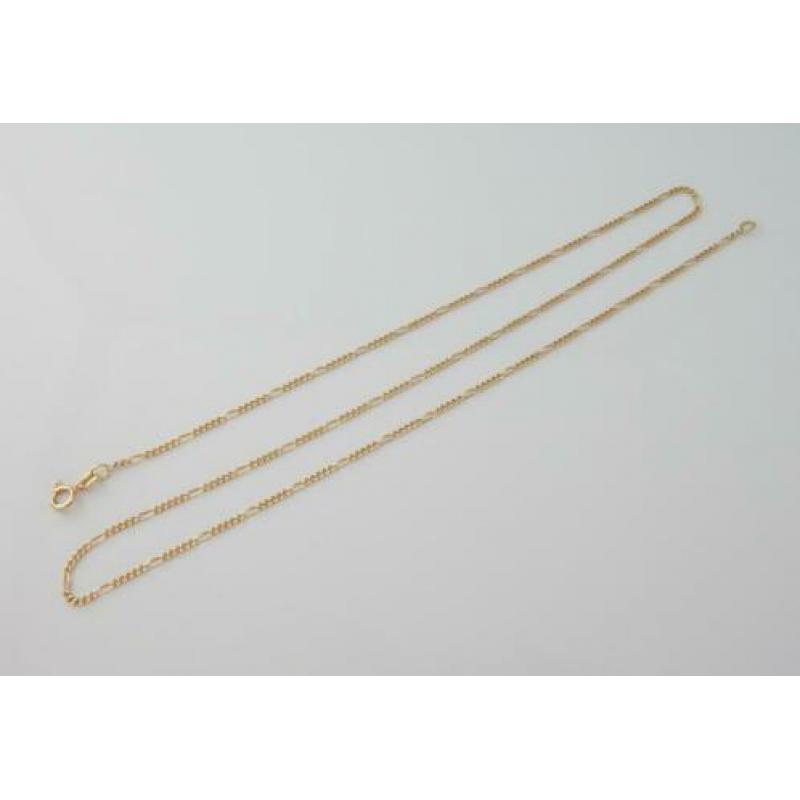 14 karaat Gouden Ketting Valkoog-Gourmetschakel 55 cm