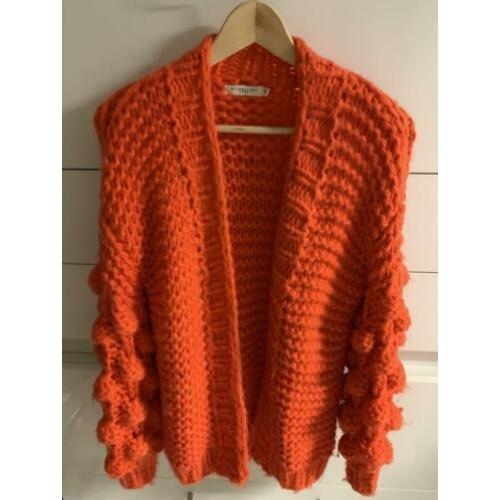 Bobbel vest dames My Jewellery one size oranje