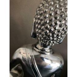 T.E.A.B. // Zilver buddha beeld