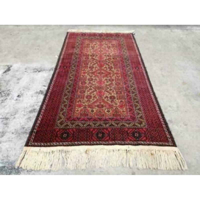 Handgeknoopt Perzisch wol tapijt Belutch 105x205cm