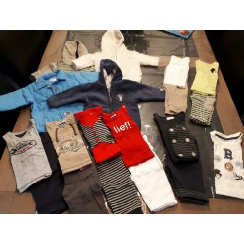 Pakket jongens kleding. Maat 50/56