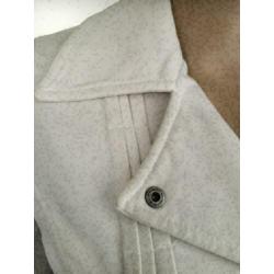 C1045 VERSACE maat XS=34/36 jasje vest sweat-colbert wit