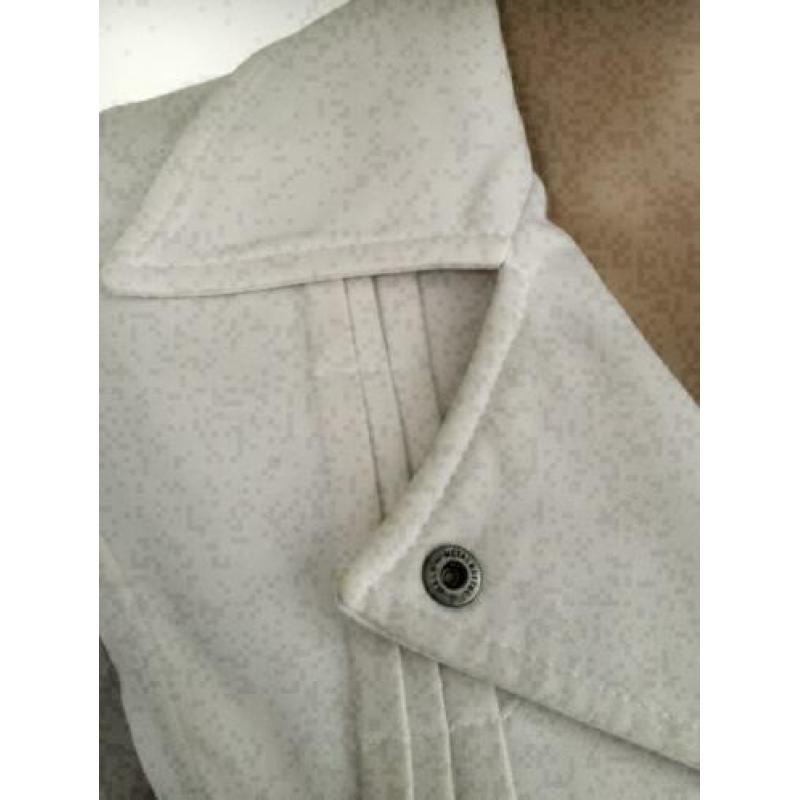 C1045 VERSACE maat XS=34/36 jasje vest sweat-colbert wit