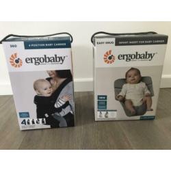 Ergobaby 360 - draagzak incl baby verkleiner (black)