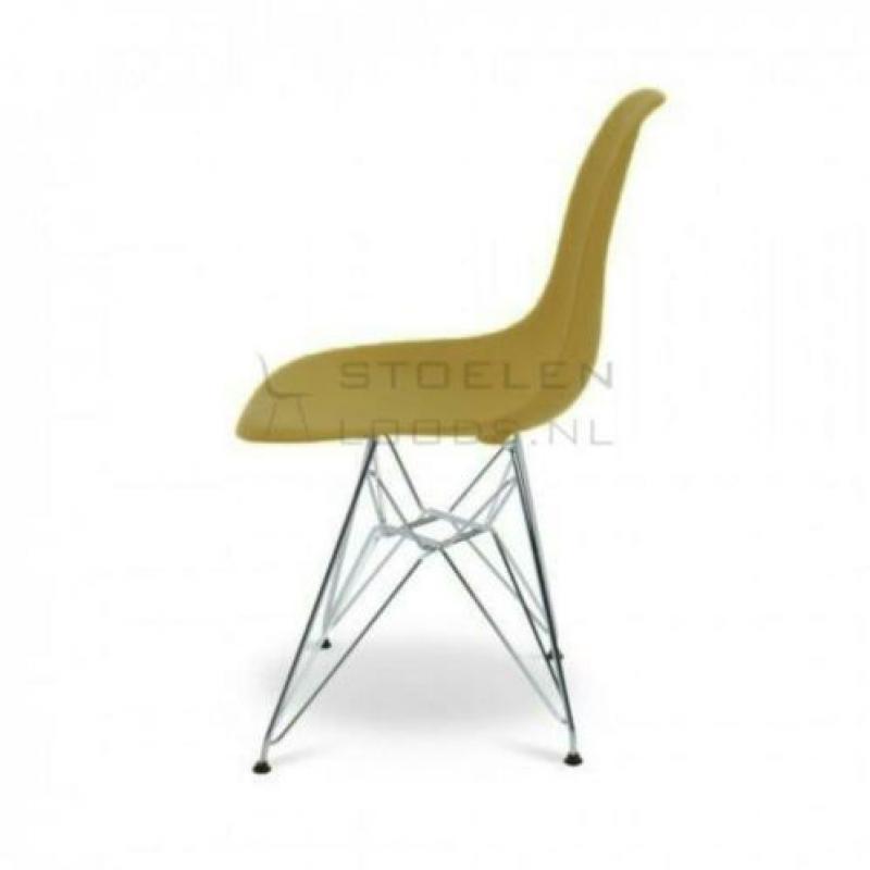 Eames stoel DSR *NIEUW* eetkamerstoel | kuipstoel *GEEL*