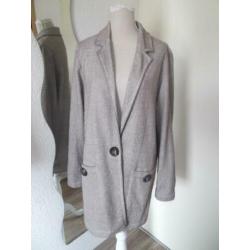 Gave jas in linnenlook met 50% katoen maat XL