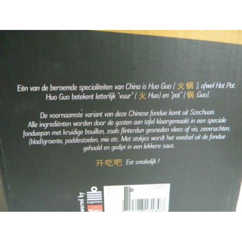 ??fonduepan chinees, nieuw in doos met handleiding