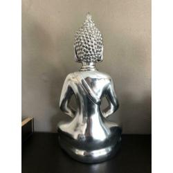 T.E.A.B. // Zilver buddha beeld