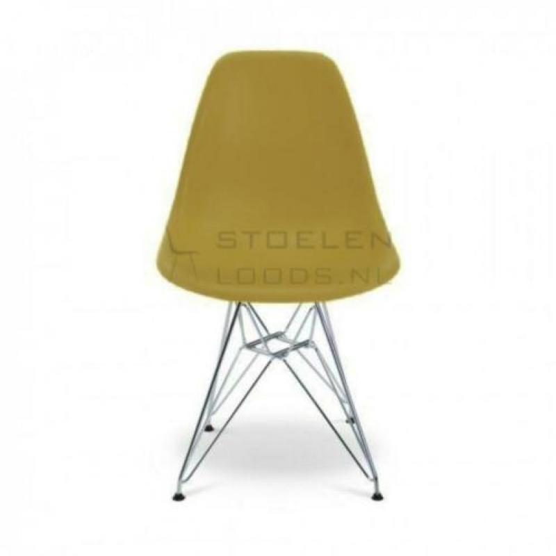 Eames stoel DSR *NIEUW* eetkamerstoel | kuipstoel *GEEL*