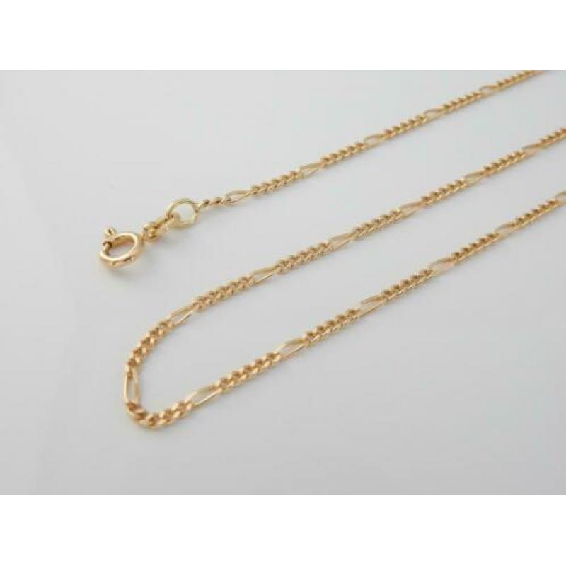 14 karaat Gouden Ketting Valkoog-Gourmetschakel 55 cm