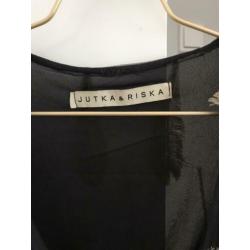 Jutka & Riska jumpsuit maat S zwart en goud