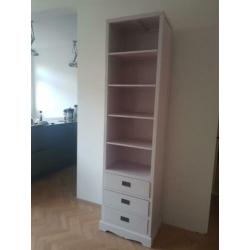 Hay wat prachtig - Massief houten kast 3 laden H220xB57xD33