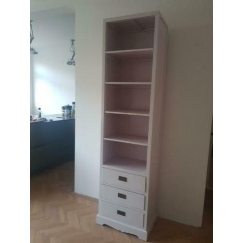 Hay wat prachtig - Massief houten kast 3 laden H220xB57xD33