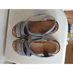 Rieker sandalen blauw lichtblauw